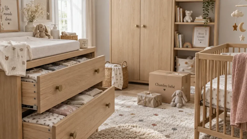 Chambre bébé complète : les bons meubles pour un espace harmonieux et pratique