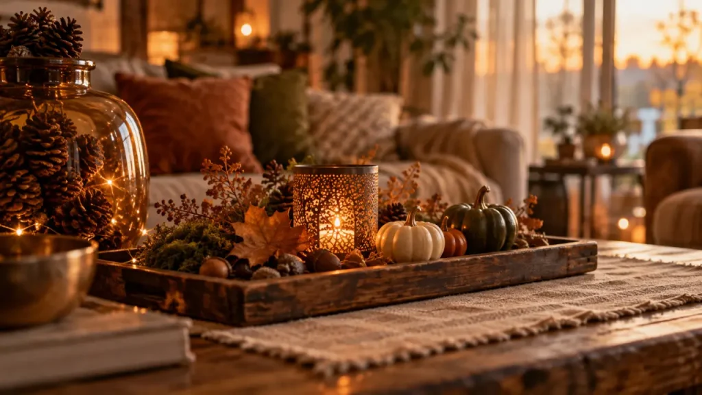 Décoration d’automne : réchauffez chaque pièce sans l’encombrer