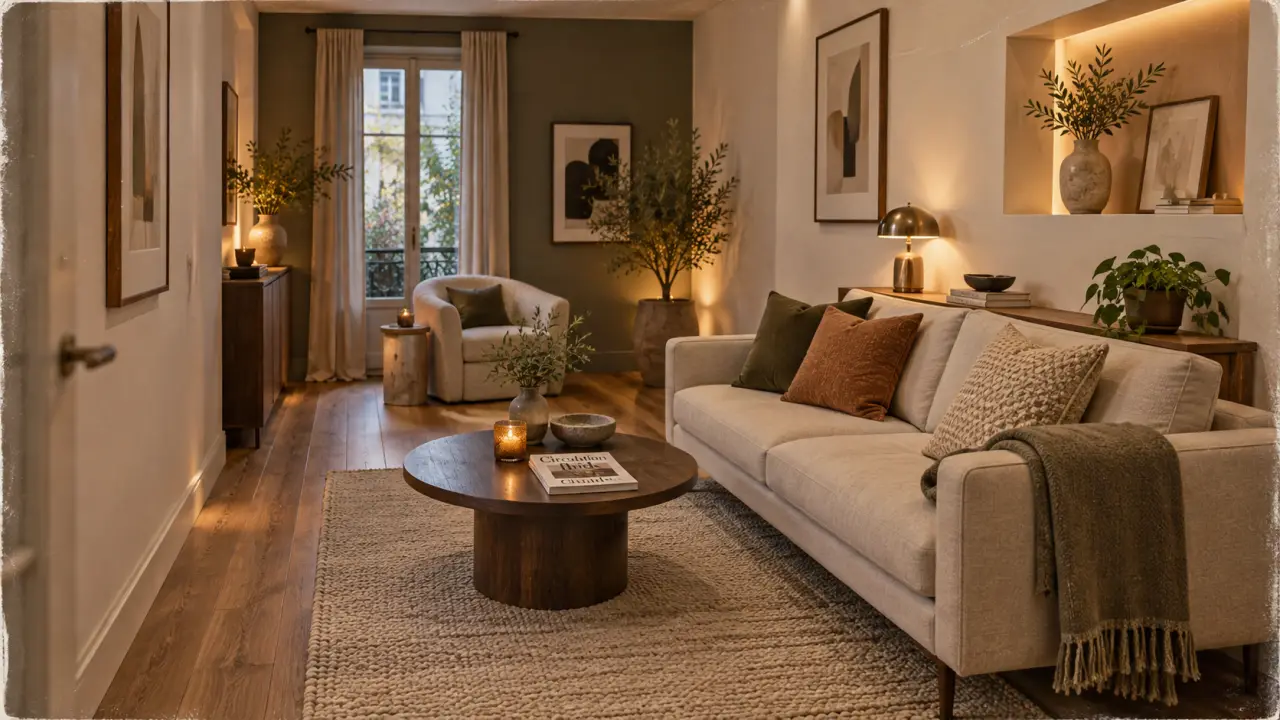 Comment aménager un petit salon en longueur : déco pour casser l’effet couloir