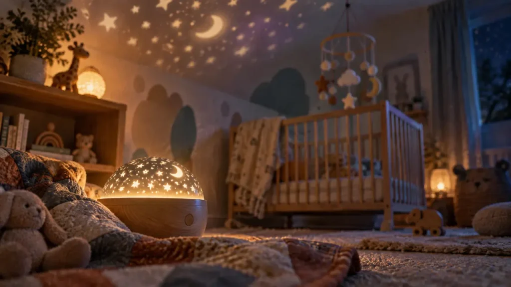 Lumière plafond bébé : le réglage qui apaise sans transformer la nuit en spectacle